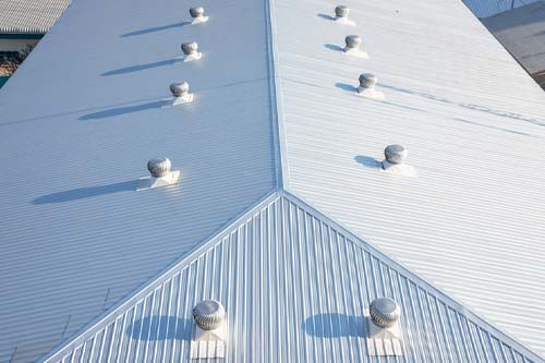commercial roof - white 